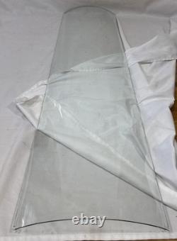 Antique Bent Curved Wavy Glass Replacement Panel For China Cabinet Door 46-1/8A