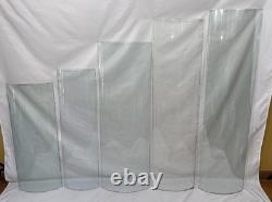 Antique Bent Curved Wavy Glass Replacement Panel For China Cabinet Door 46-1/8A