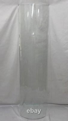 Antique Bent Curved Wavy Glass Replacement Panel For China Cabinet Door 46-1/8B