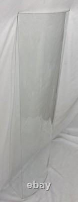 Antique Bent Curved Wavy Glass Replacement Panel For China Cabinet Door 46-1/8B