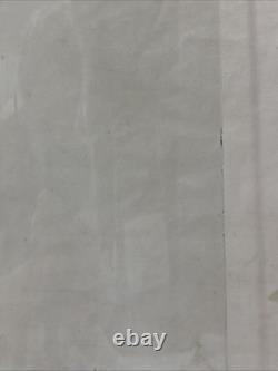 Antique Bent Curved Wavy Glass Replacement Panel For China Cabinet Door 46-1/8B