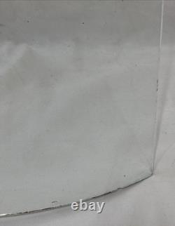 Antique Bent Curved Wavy Glass Replacement Panel For China Cabinet Door 46-1/8B