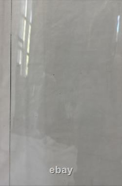 Antique Bent Curved Wavy Glass Replacement Panel For China Cabinet Door 46-1/8B