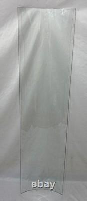 Antique Bent Curved Wavy Glass Replacement Panel For China Cabinet Door 46-1/8B