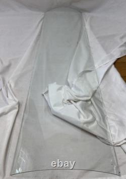 Antique Bent Curved Wavy Glass Replacement Panel For China Cabinet Door 46-1/8B