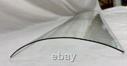 Antique Bent Curved Wavy Glass Replacement Panel For China Cabinet Door 46-1/8B