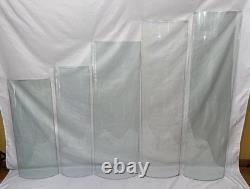 Antique Bent Curved Wavy Glass Replacement Panel For China Cabinet Door 46-1/8B