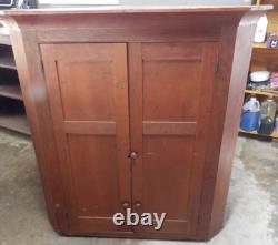 Antique Blind Corner Cupboard Top Cherry