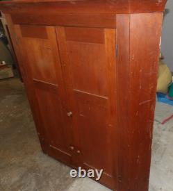 Antique Blind Corner Cupboard Top Cherry