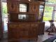 Antique Buffet Hutch Sideboard Cabinet