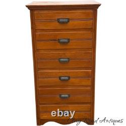 Antique COUNTRY STORE cabinet 6 drawers collectors hardware 1890 country piece