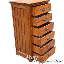 Antique COUNTRY STORE cabinet 6 drawers collectors hardware 1890 country piece
