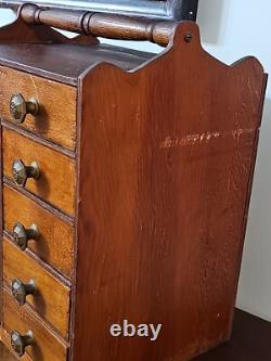 Antique CREMO Tobacco Salesman/counter Cabinet 10 Drawer Chest, Spice Style