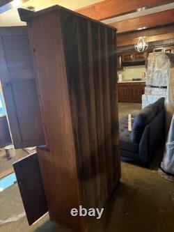 Antique Cabinet Wood Cupboard Possible 1800s Unmodified