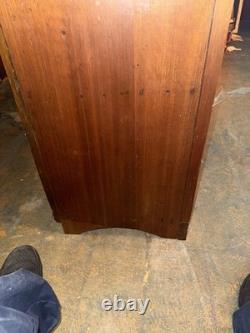 Antique Cabinet Wood Cupboard Possible 1800s Unmodified