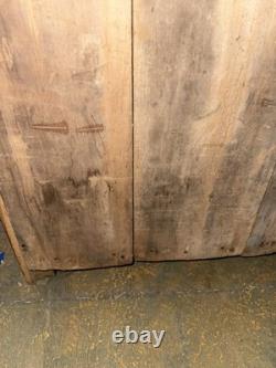 Antique Cabinet Wood Cupboard Possible 1800s Unmodified