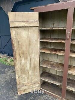 Antique Canning Cupboard Primitive Wood Storage Cabinet Vintage Old Pantry