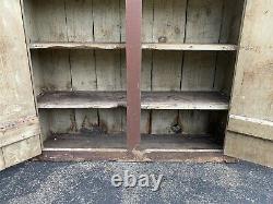 Antique Canning Cupboard Primitive Wood Storage Cabinet Vintage Old Pantry