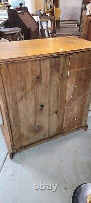Antique Carved French Wine Cabinet