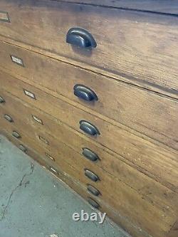 Antique Catholic Church Sacristy Cabinet Ex Built In 7 Drawers 2 Door Cabinets