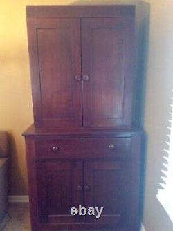 Antique Cherry Jackson Press Cabinet