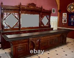 Antique Cherry Saloon Bar 1870s