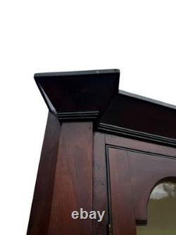 Antique Cherry corner cupboard cabinet provenance original 1820 farm house pa