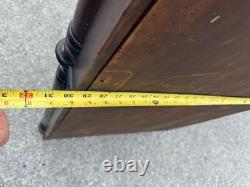 Antique Cherry corner cupboard cabinet provenance original 1820 farm house pa