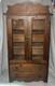 Antique Child's Toy China Cabinet 26.5x14x7.5 Tall With Drawers & Glass Doors