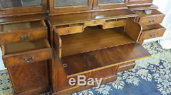 Antique China Cabinet Breakfront Mahogany Antique