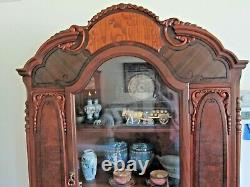 Antique China Cabinet, Buffet Hutch /display (fa-3)