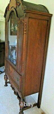 Antique China Cabinet, Buffet Hutch /display (fa-3)