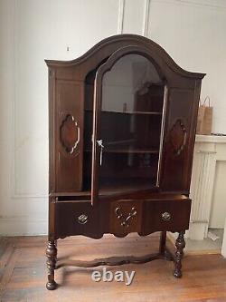 Antique China Cabinet With Key