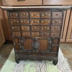 Antique Chinese Apothecary Cabinet