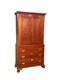 Antique Chippendale Cherry Linen Press Period Cupboard Cabinet 1790 Restored