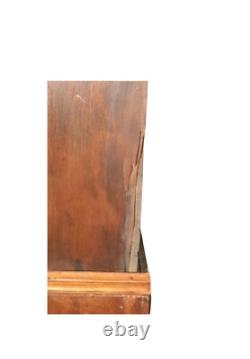 Antique Chippendale Cherry Linen press period cupboard cabinet 1790 restored