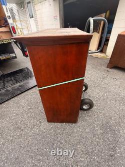Antique Chippendale Cherry Linen press period cupboard cabinet 1790 restored