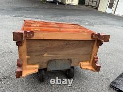 Antique Chippendale Cherry Linen press period cupboard cabinet 1790 restored