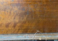 Antique Clarks 3 Drawer Wood Spool Storage Chest, Includes Sewing Essentials