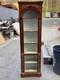 Antique Corner Cabinet Wood Painted 80 T 24 L 10d Unique From England
