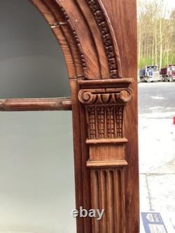 Antique Corner Cabinet Wood Painted 80 T 24 L 10D Unique From England