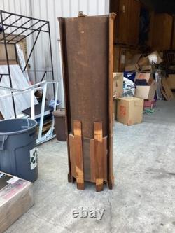 Antique Corner Cabinet Wood Painted 80 T 24 L 10D Unique From England