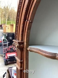 Antique Corner Cabinet Wood Painted 80 T 24 L 10D Unique From England