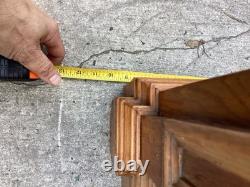 Antique Corner Cabinet Wood Painted 80 T 24 L 10D Unique From England