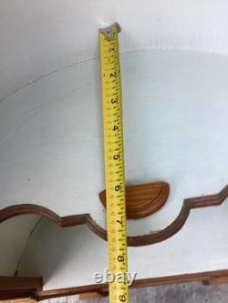 Antique Corner Cabinet Wood Painted 80 T 24 L 10D Unique From England