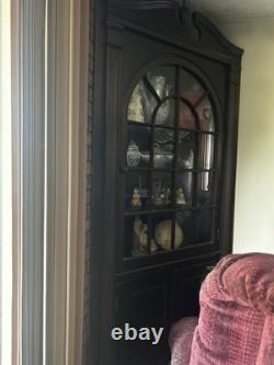 Antique Corner Hutch