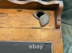 Antique Countertop Spool Cabinet