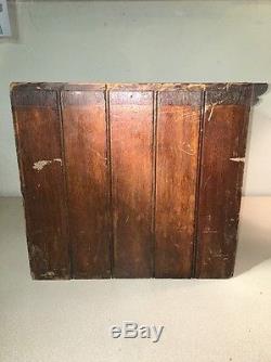 Antique Country Cabinet Mail Sorter Pigeonhole Small General Store Vintage