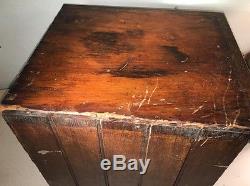 Antique Country Cabinet Mail Sorter Pigeonhole Small General Store Vintage