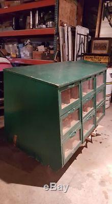 Antique Country Store Grain/Seed Cabinet